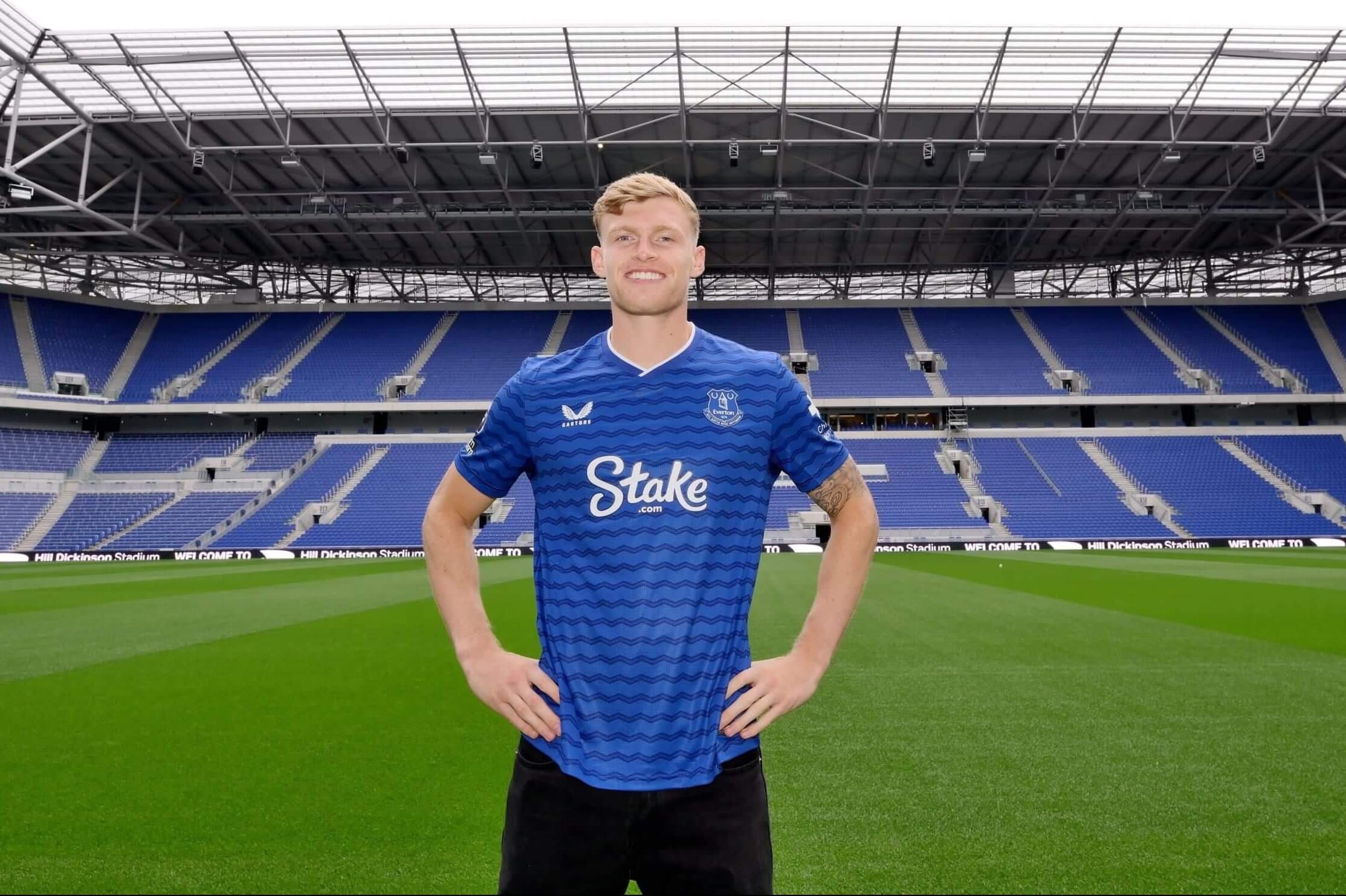 Everton giữ chân trụ cột Jarrad Branthwaite đến năm 2030